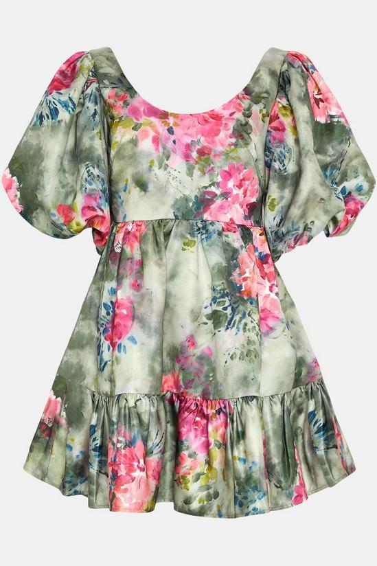 Oasis Oasis x Tipperlyhill Painted Floral Tie Back Dress 4