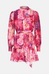 Oasis Oasis x Tipperleyhill Painted Floral Mini Shirt Dress thumbnail 4