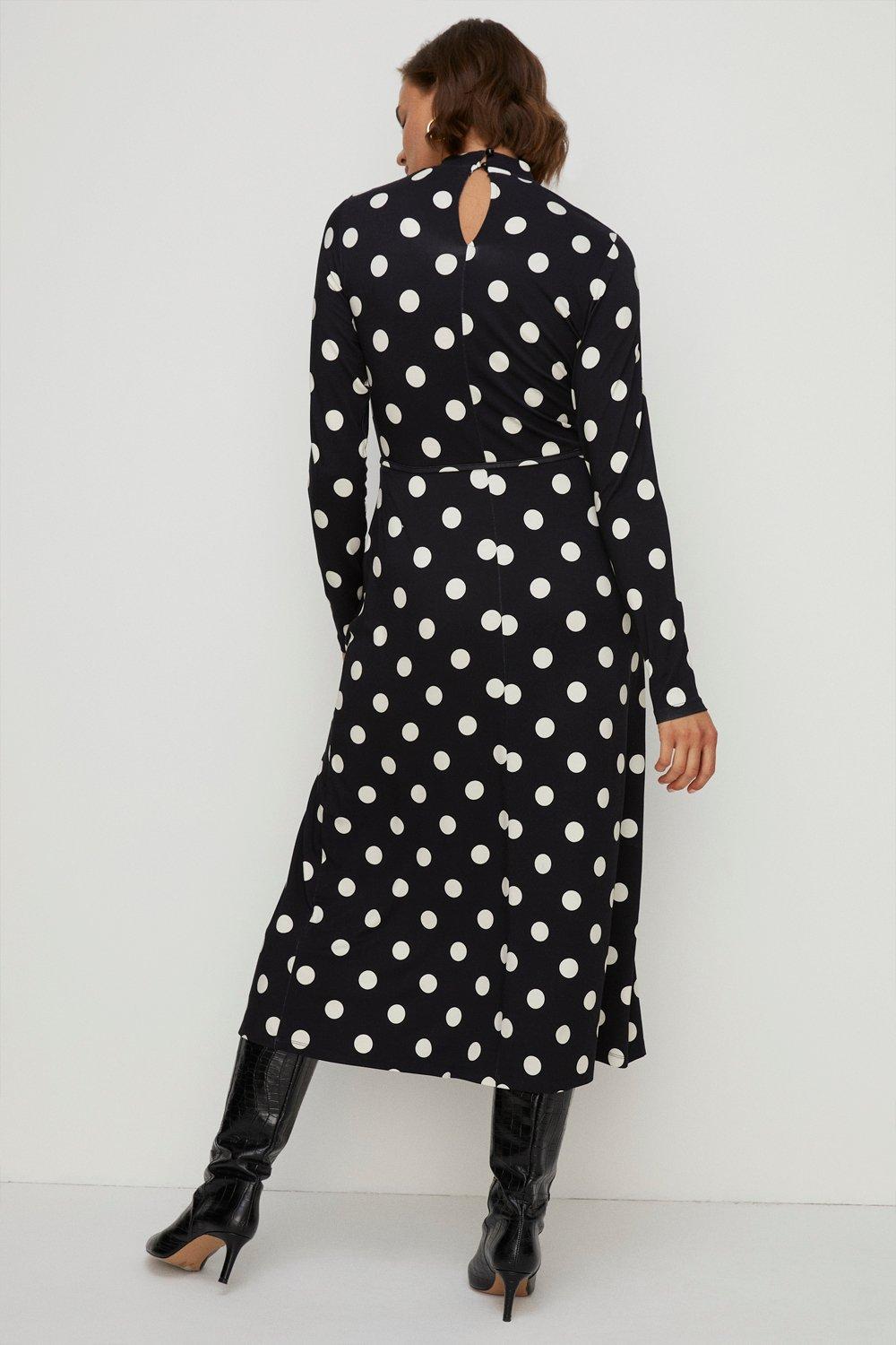 Oasis spot patched shirt dress sale