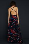 Oasis Embellished Strappy Floral Bias Midaxi Dress thumbnail 3