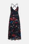 Oasis Embellished Strappy Floral Bias Midaxi Dress thumbnail 4