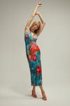 Oasis Oasis x Tipperleyhill Painted Floral Bias Midi Dress thumbnail 1