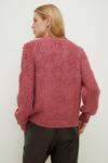 Oasis Oversized Bobble And Pointelle Stitch Jumper thumbnail 3