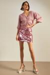 Oasis Sequin Mini Skirt thumbnail 1