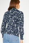 Oasis Floral Soft Touch Shirred Cuff And Neck Top thumbnail 3