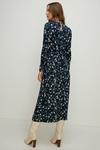 Oasis Floral Soft Touch Funnel Neck Midi Dress thumbnail 3