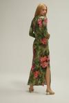 Oasis Oasis x Tipperleyhill Painted Floral Midi Dress thumbnail 3