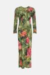 Oasis Oasis x Tipperleyhill Painted Floral Midi Dress thumbnail 4
