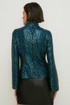 Oasis Sequin Funnel Neck Flared Sleeve Top thumbnail 3