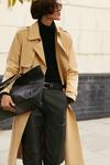 Oasis Belted Button Detail Trench Coat thumbnail 2