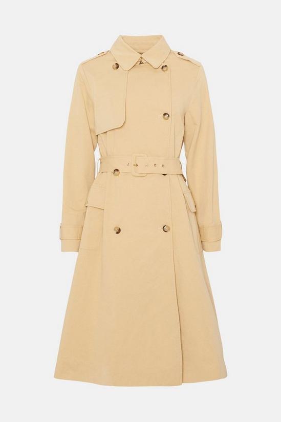 Oasis Belted Button Detail Trench Coat 4