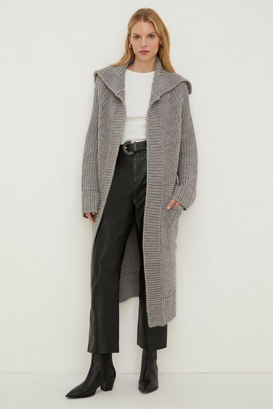 Oasis Rachel Stevens Premium 100% Wool Oversized Coatigan 1