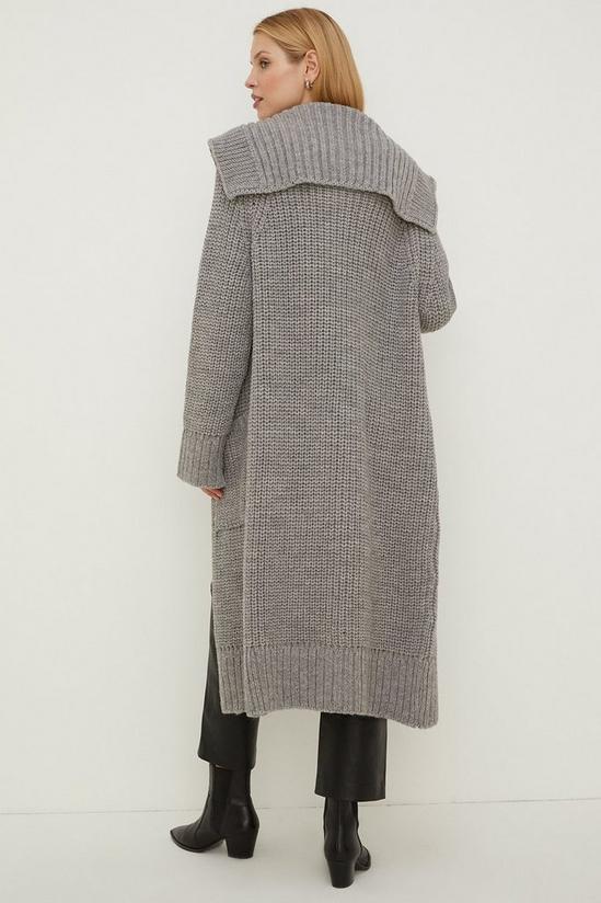 Oasis Rachel Stevens Premium 100% Wool Oversized Coatigan 3