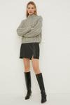 Oasis Rachel Stevens Premium 100% Wool Cable Knit Jumper thumbnail 2