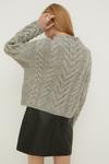 Oasis Rachel Stevens Premium 100% Wool Cable Knit Jumper thumbnail 3
