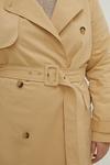 Oasis Curve Belted Button Detail Trench Coat thumbnail 5