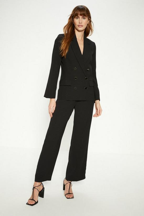 Oasis Petite Relaxed Double Breasted Crepe Blazer 2