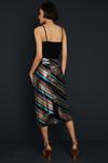 Oasis Stripe Sequin Midi Skirt thumbnail 3