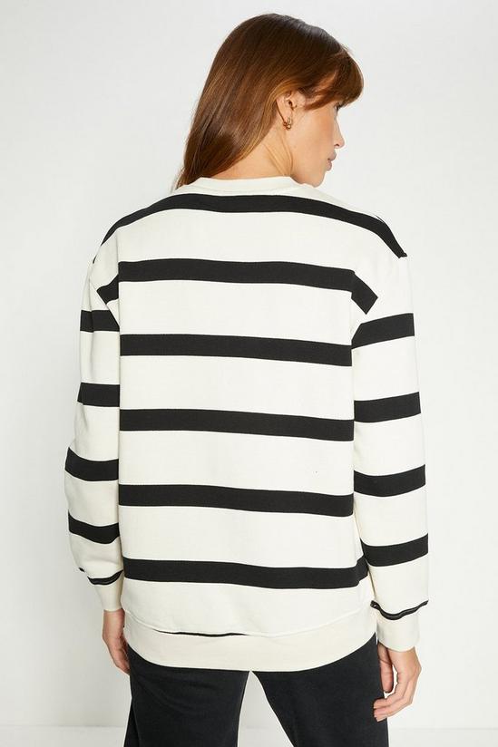 Oasis Petite Boxy Stripe Sweatshirt 3