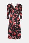 Oasis Rachel Stevens Floral Twist Satin Midi Dress thumbnail 5