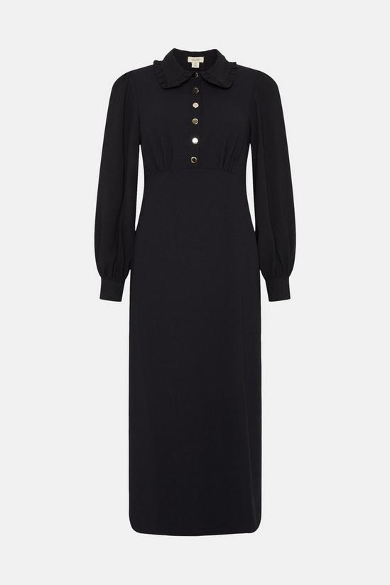 Oasis Frill Collar Soft Tailored Midi Dress 4
