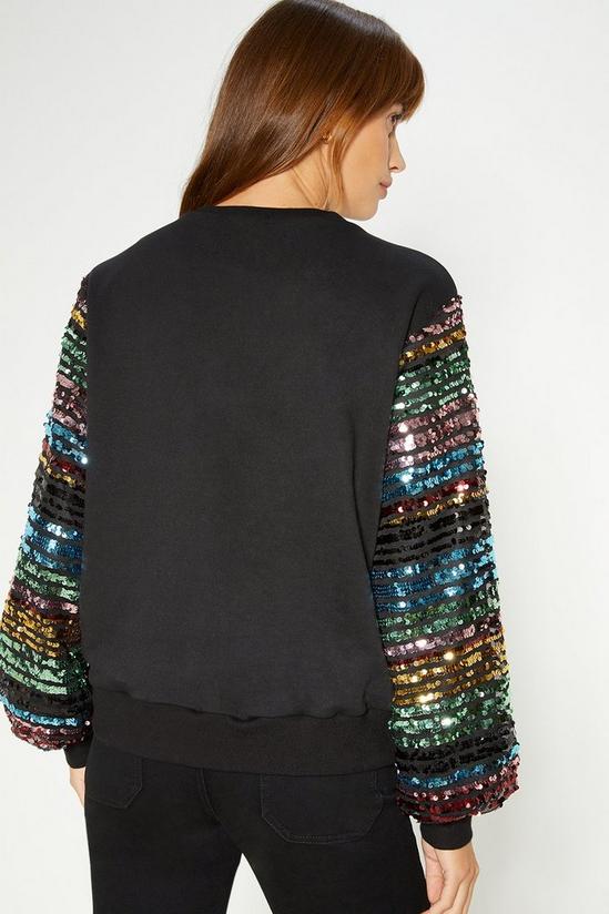 Oasis Sequin Sleeve Sweatshirt 3