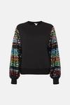 Oasis Sequin Sleeve Sweatshirt thumbnail 4