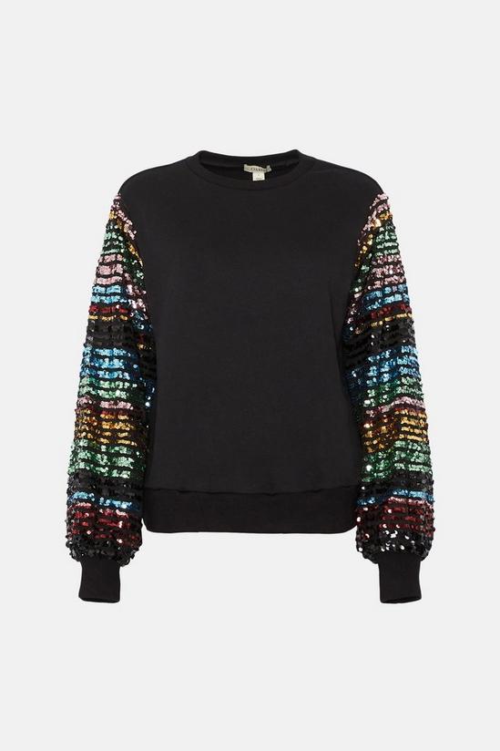 Oasis Sequin Sleeve Sweatshirt 4
