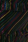 Oasis Colourful Metallic Stripe Ruffle Midi Dress thumbnail 5