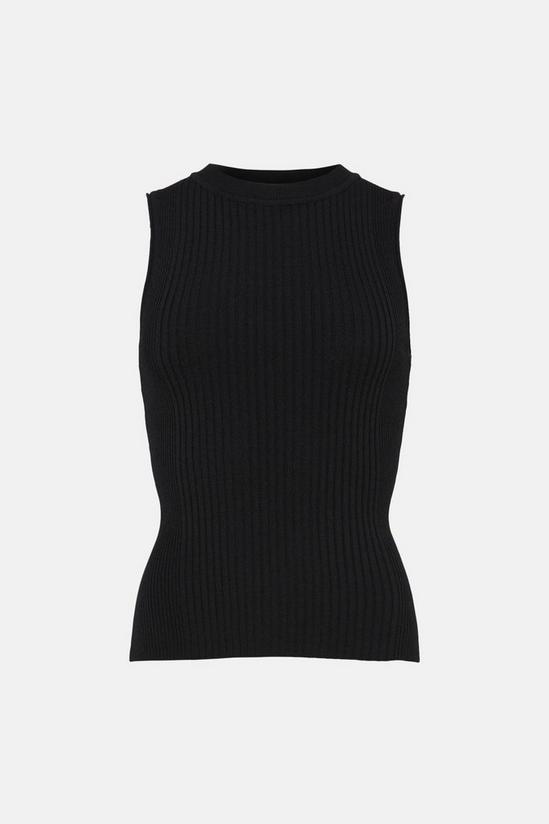 Oasis Mixed Rib Knitted Vest 4