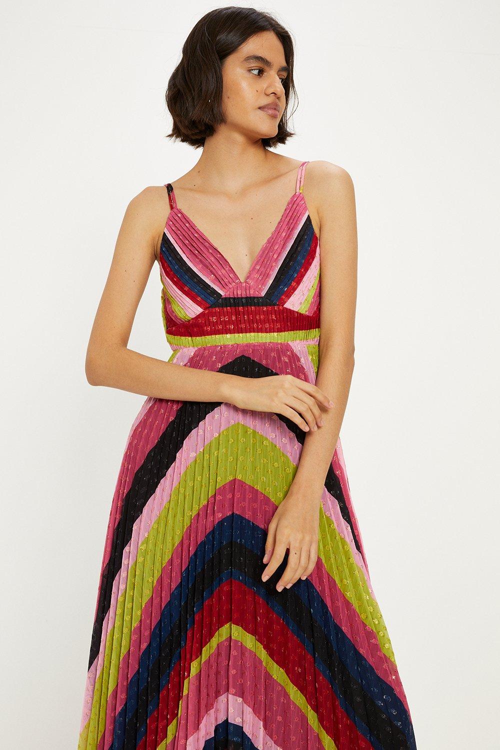 Oasis stripe deals tube dress