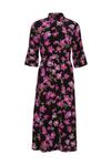 Oasis Floral Print Belted Midi Shirt Dress thumbnail 4