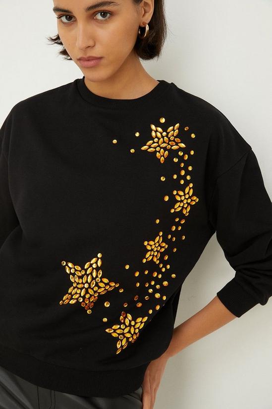 Oasis Star Hotfix Christmas Sweatshirt 1