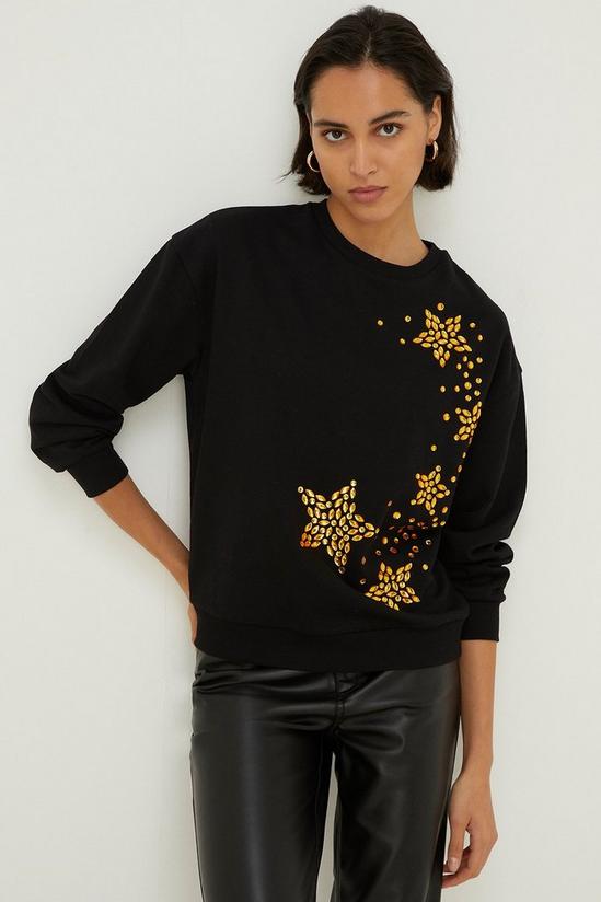 Oasis Star Hotfix Christmas Sweatshirt 2