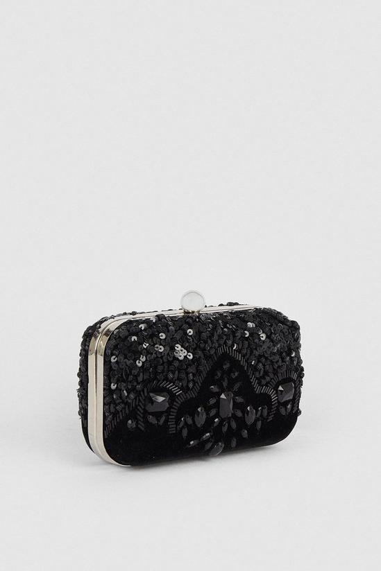 Oasis Beaded Round Clutch Bag 2