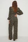 Oasis Ditsy Belted Straight Leg Jumpsuit thumbnail 3