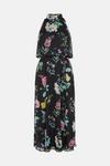 Oasis Petite Floral Printed Halter Midi Dress thumbnail 4