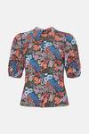 Oasis Jersey Crepe Floral Shirt thumbnail 4