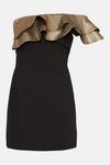 Oasis Premium Jacquard Ruffle Tailored Aline Dress thumbnail 4