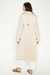 Oasis Pleat Detail Belted Trench Coat thumbnail 3