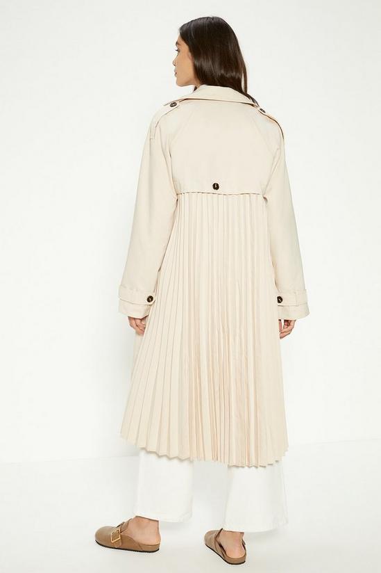 Oasis Pleat Detail Belted Trench Coat 3