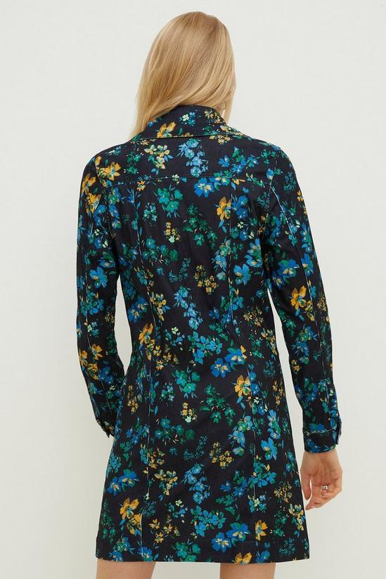 Oasis Floral Cord Printed Shift Dress 3