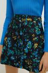 Oasis Floral Printed Cord Scallop Mini Skirt thumbnail 2