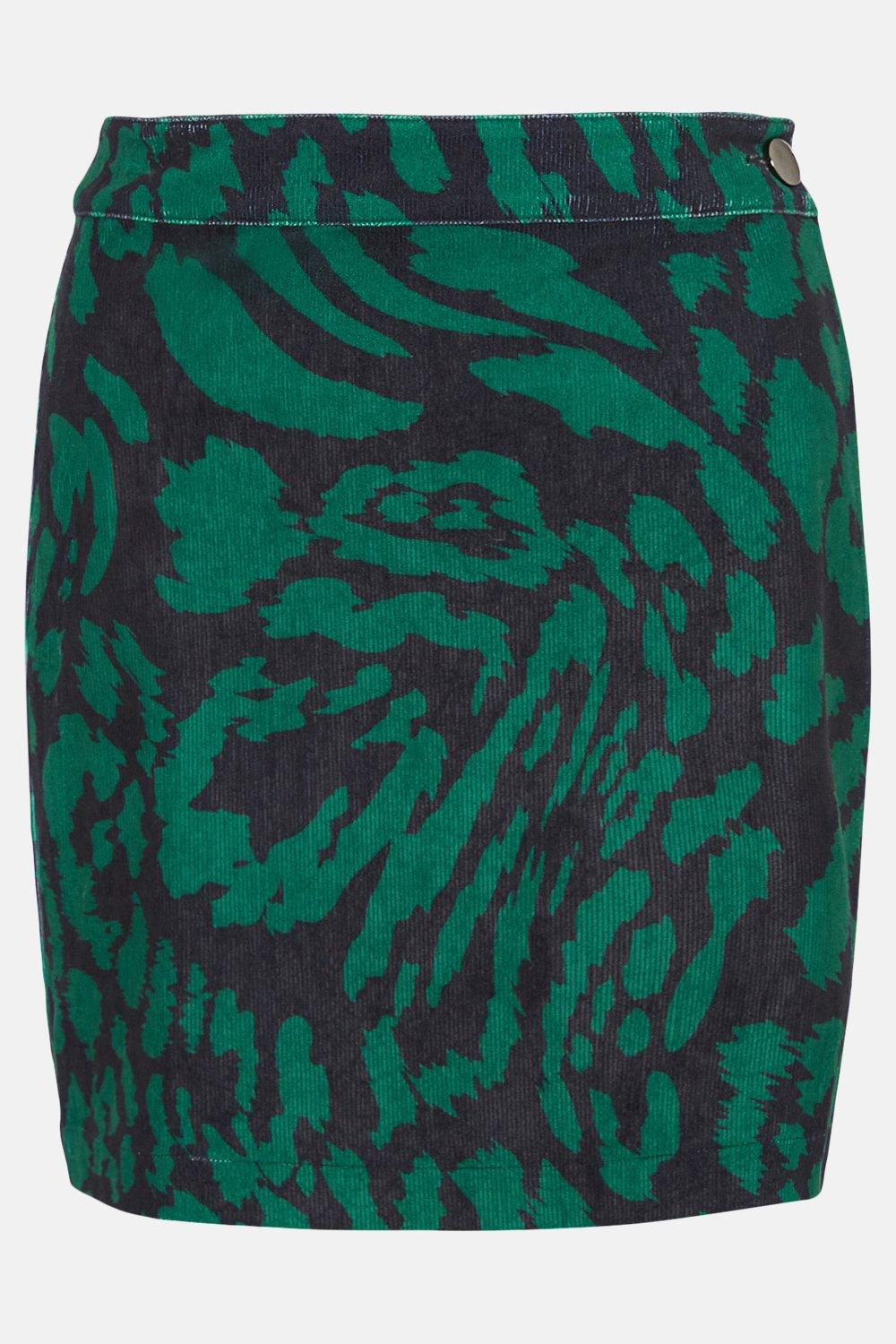 Leopard print shop wrap skirt oasis