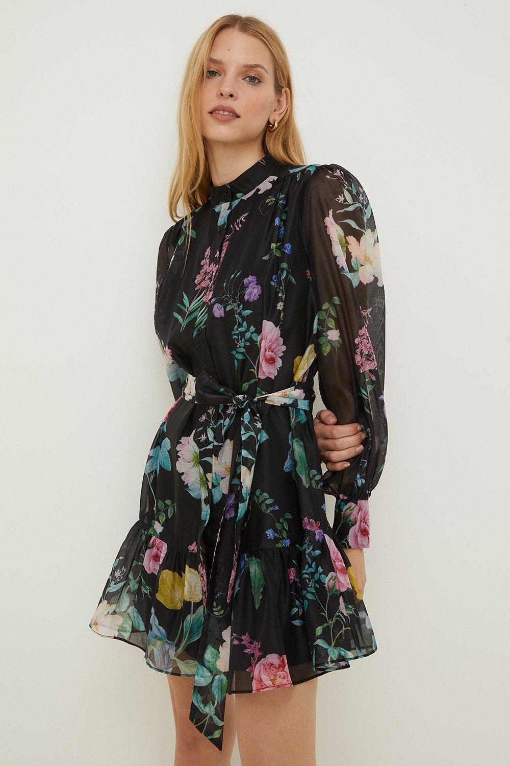 Zimmermann ninety six store frill wrap dress