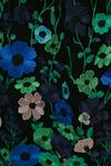 Oasis 3d Colourful Floral Babydoll Midi Dress thumbnail 5