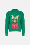 Oasis Frenchie Christmas Jumper thumbnail 4