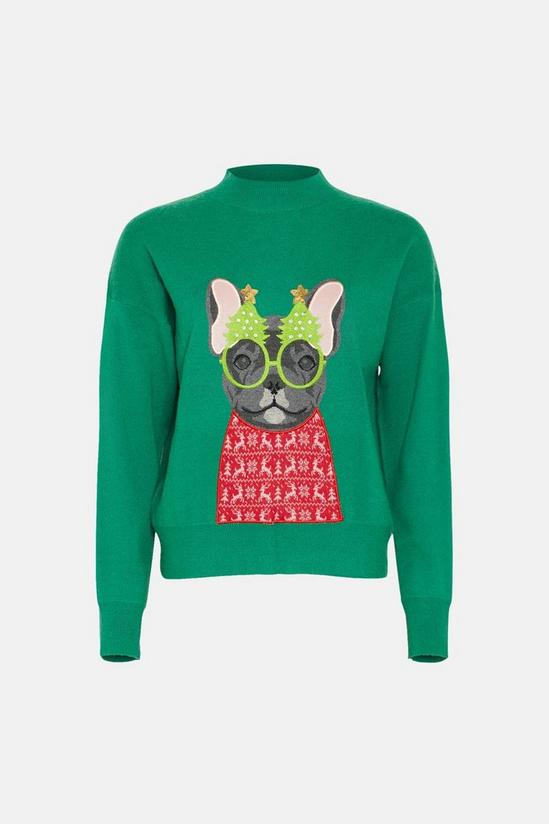 Oasis Frenchie Christmas Jumper 4