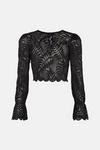 Oasis Long Sleeved Delicate Lace Top thumbnail 4