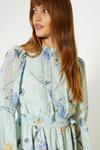 Oasis Lace Trim Eastern Dobby Floral Midi Dress thumbnail 2